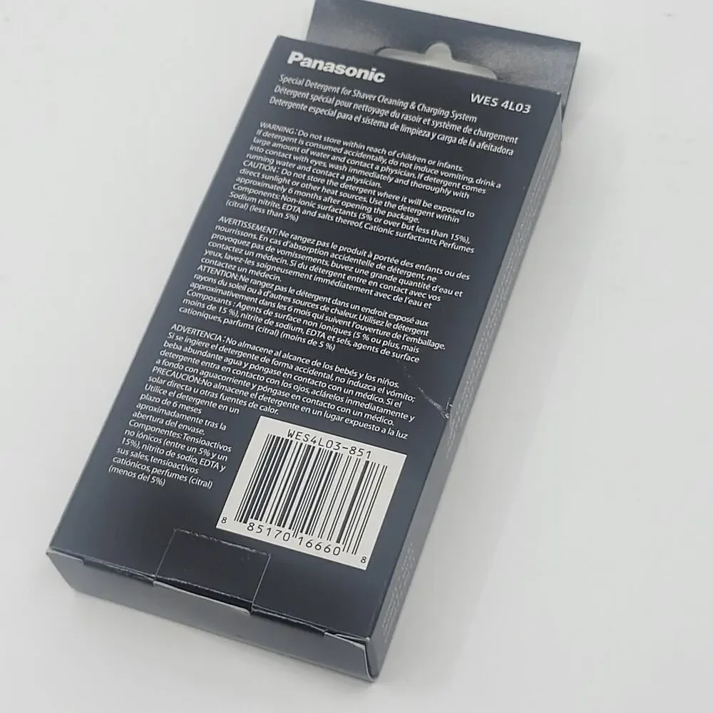 Panasonic Cleaning Solution Refill for Men’s Shaver Automatic Clean and Charge